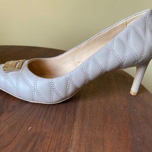 DKNY Quilted Pumps High Heels Pointed Toe
